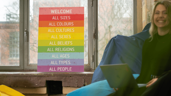 SpinLab Diversity Sign
