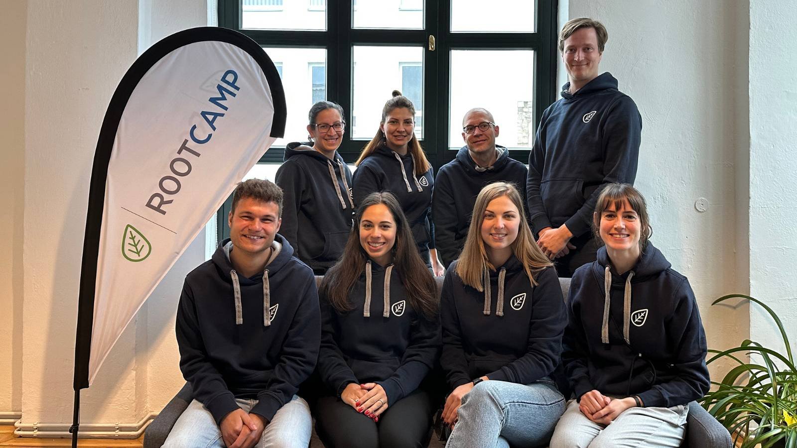 RC team with RootCamp hoodies