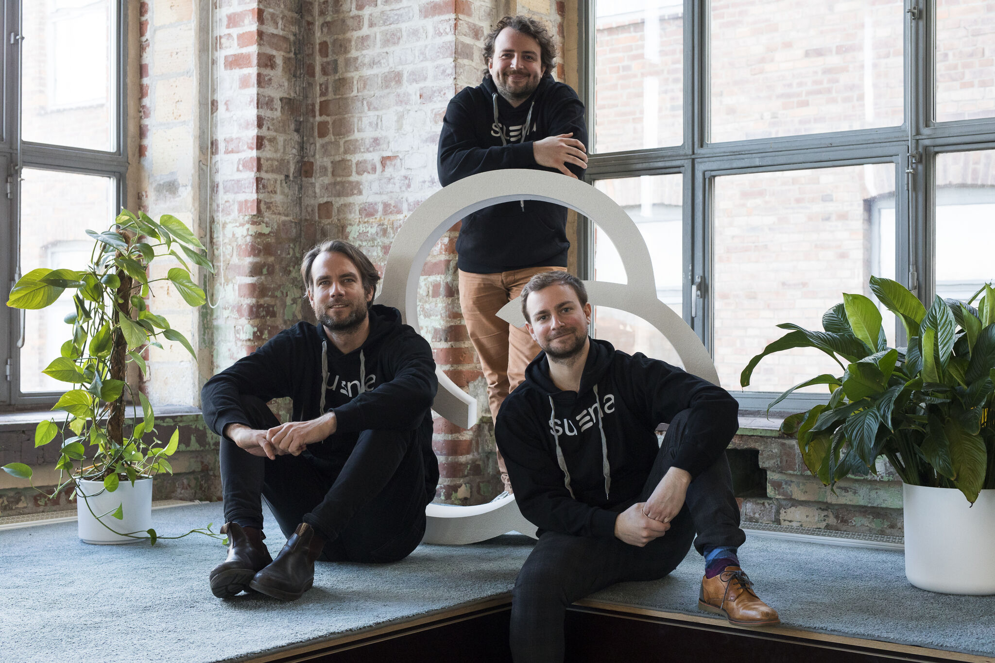 a photo of the 3 (male) founders of suena