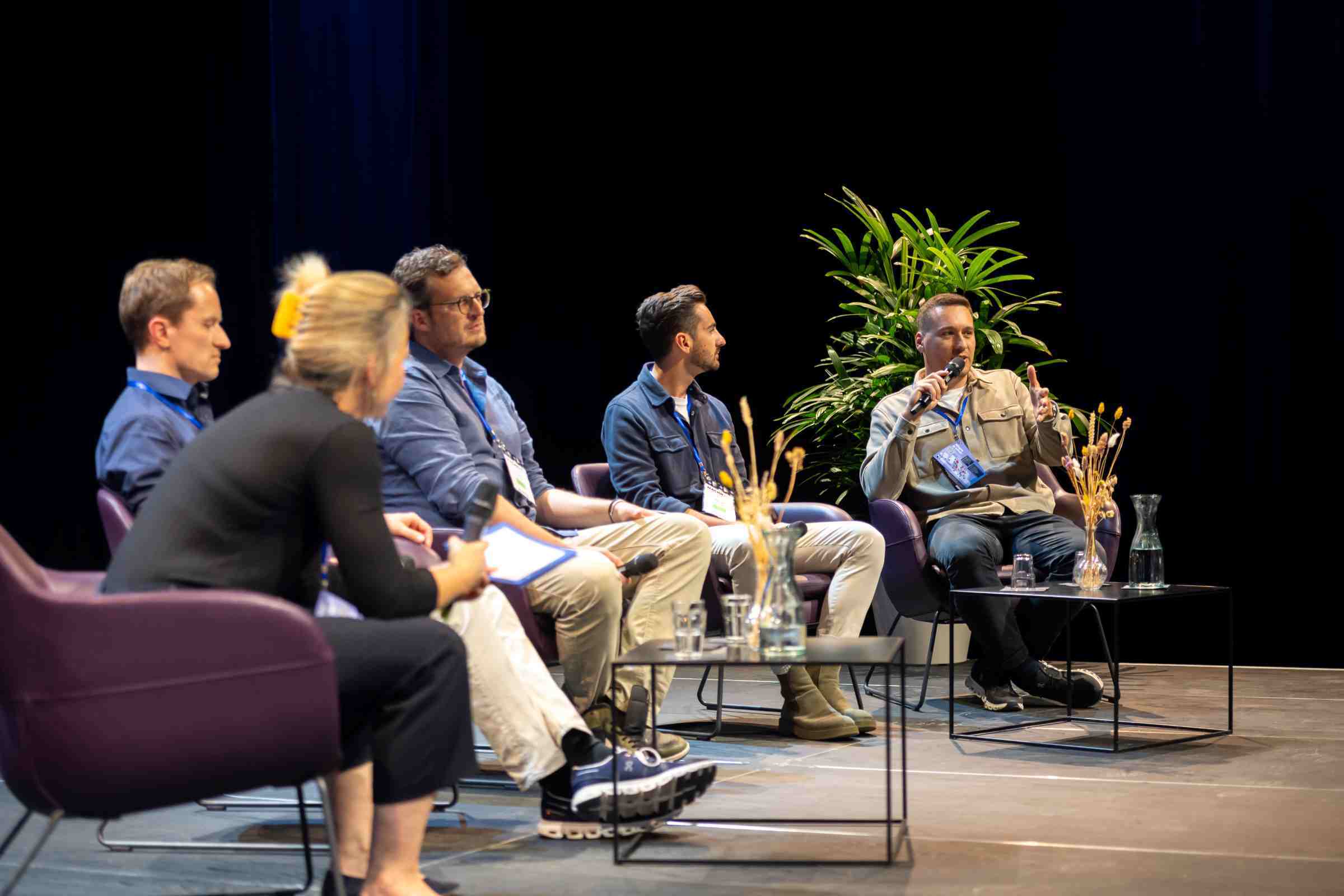 a photo of the panelist during the investors day panel talk