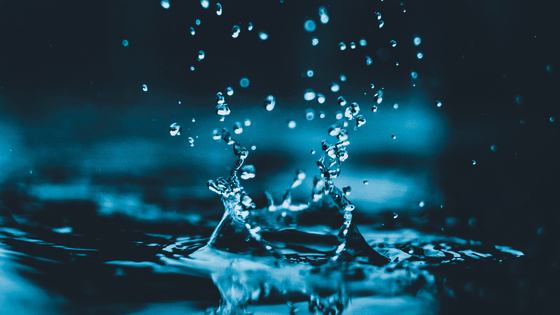 A photo of water splash