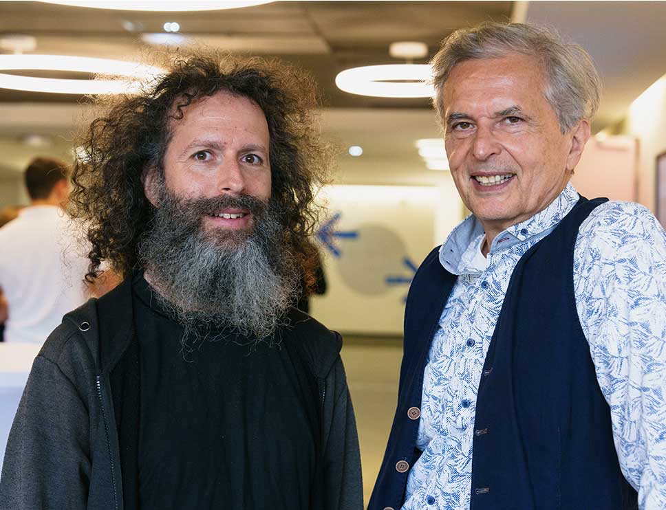 Photo of two FaradaIC team members, both men