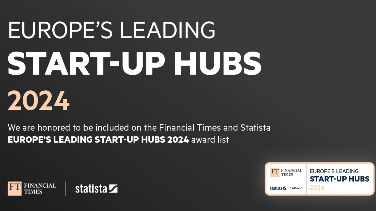 Logo Financial Times Leading Startup Hubs Ranking 2024