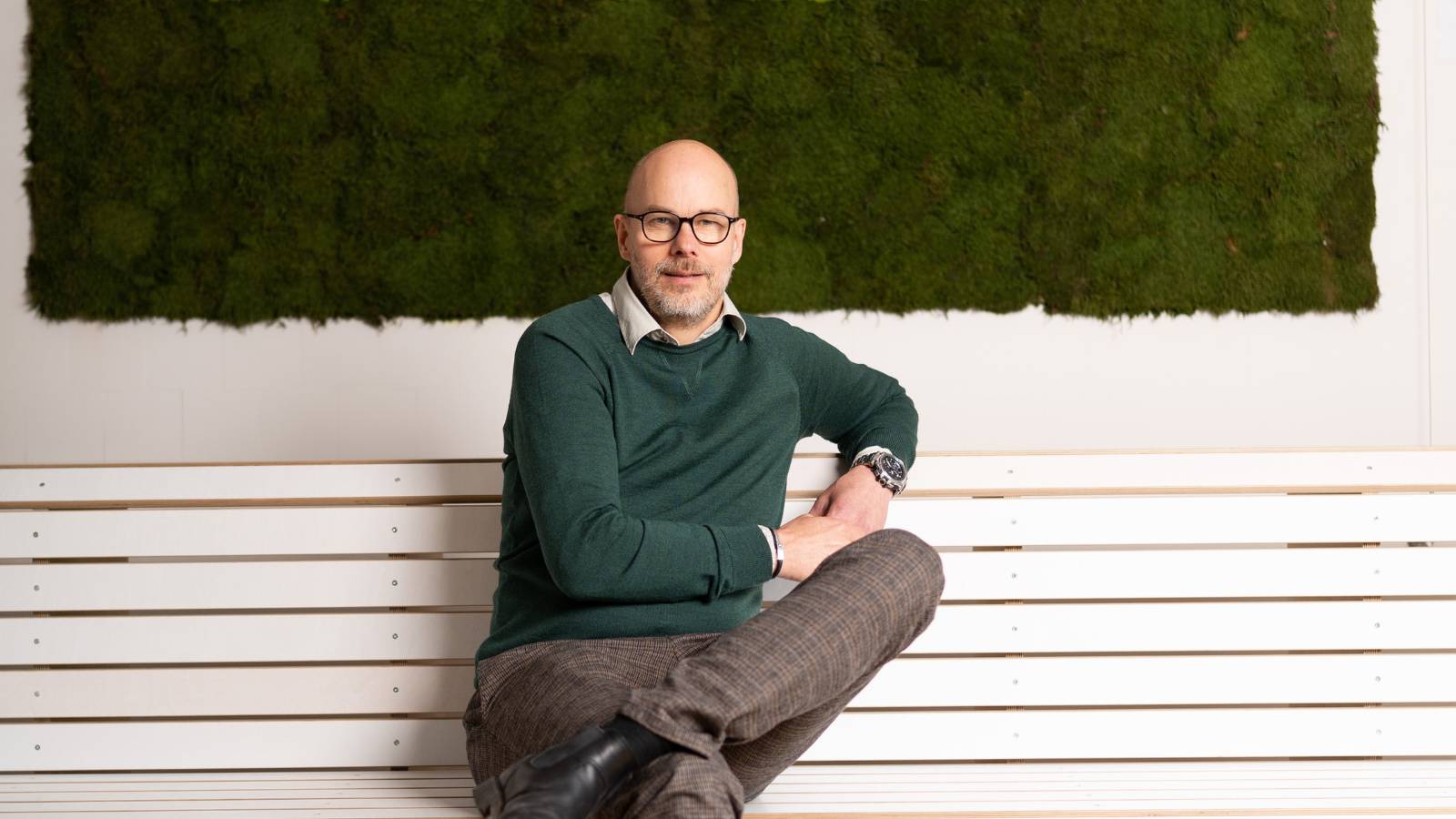 The founder of Grassa Rieks Smook