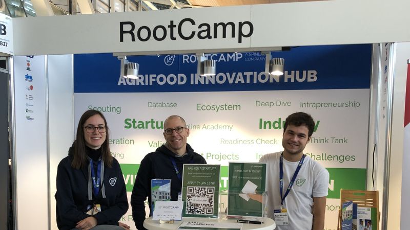 A photo of the RootCamp team at EuroTier 2022