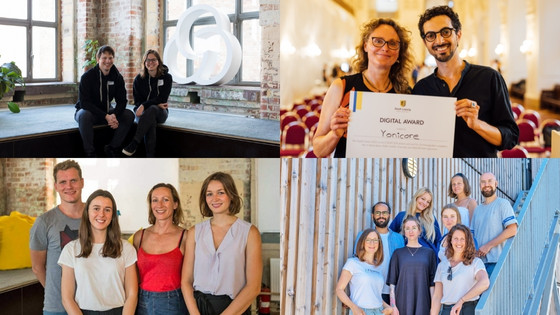 Collage of the founders of keleya, endo health and yonicore