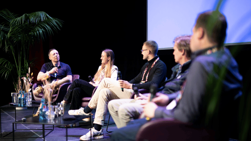 Photo of the panelists SHIFTING FROM SOFTWARE TO HARDWARE?