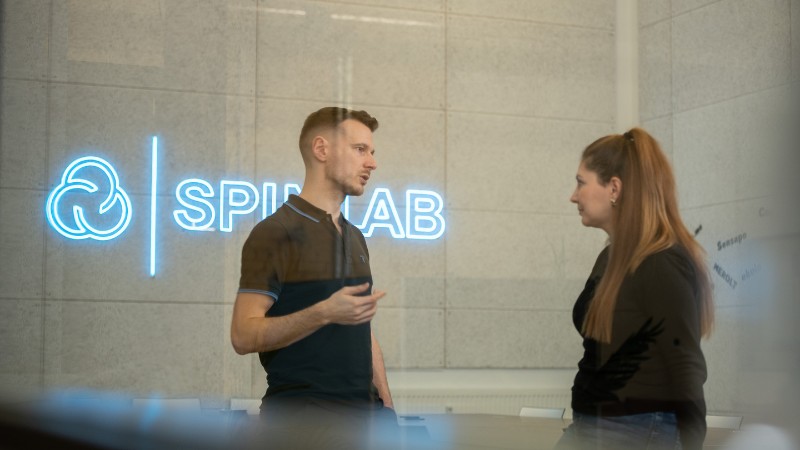 A photo of the SpinLab founder Eric Weber