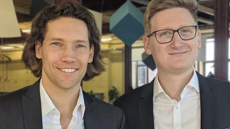 a photo of the two founders of we do ai (2 men)