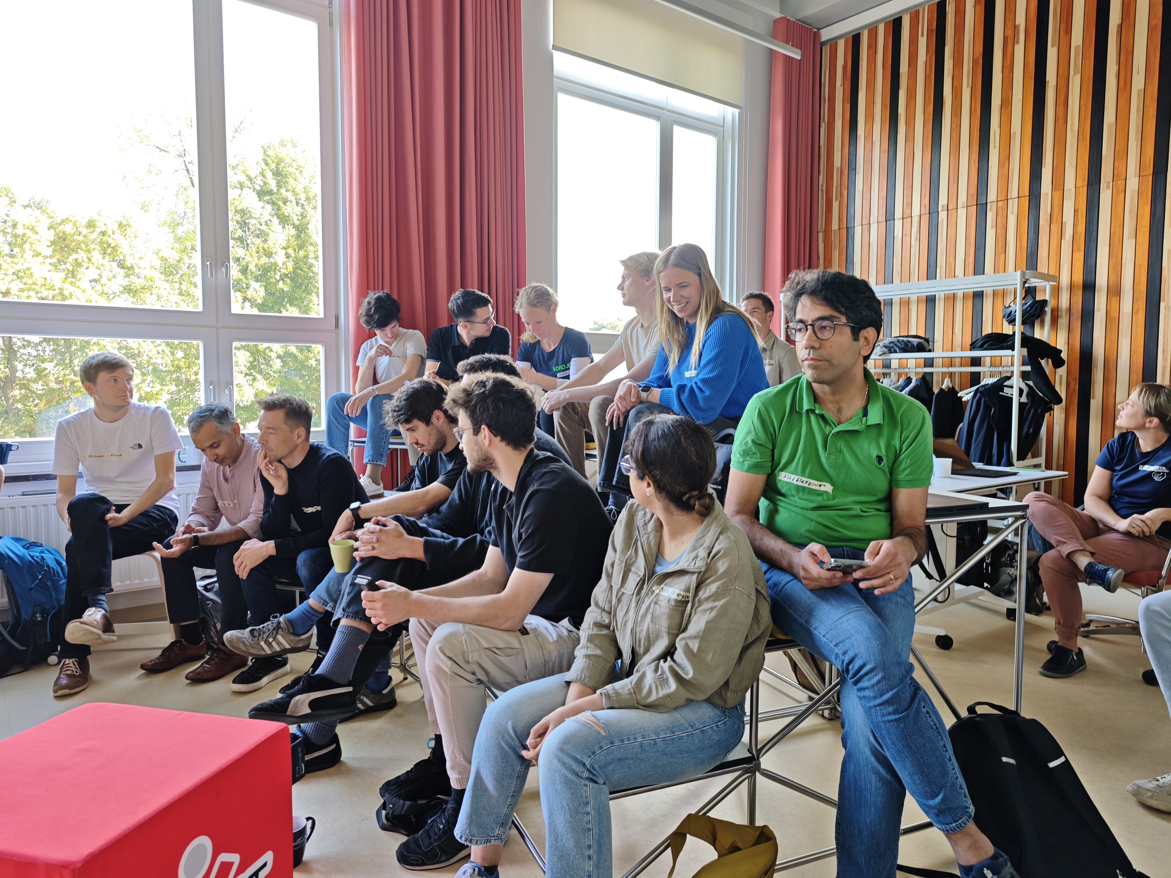 A photo of an audience 